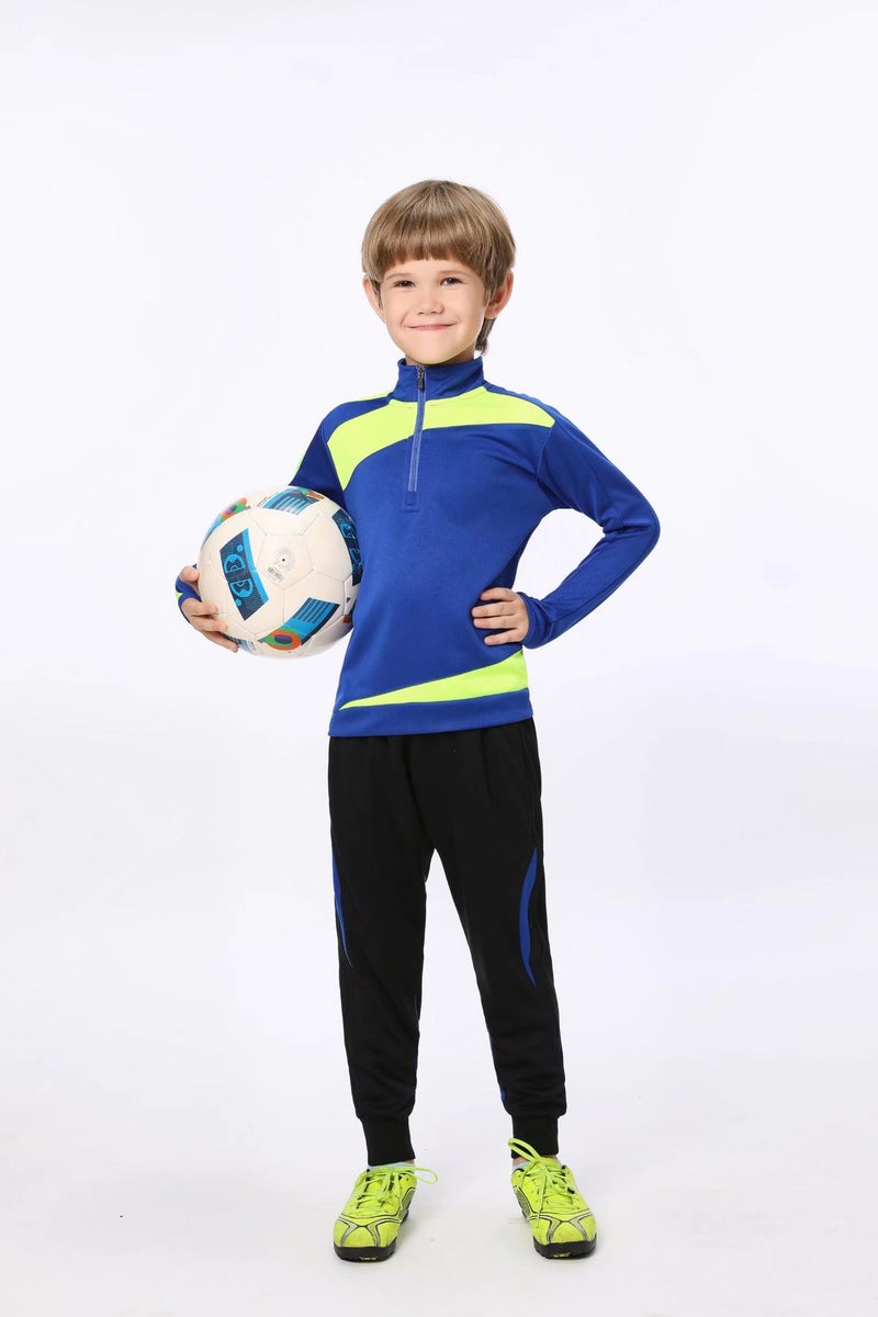 Children'S Sports Suit Spring, Long-Sleeved Training Football Uniform Jacket Men'S And Women'S Casual Pants - Image 1