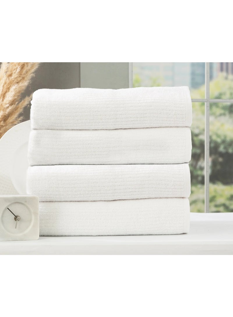 Lavish Touch 100% Cotton Face Towels (8 Pack, 33x33 cm) - 500 GSM Large Hand Towels Super Absorbent and Soft, Ideal for Everyday use - Image 1