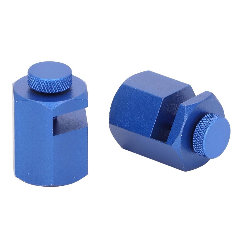 2PCS Tall Stair Gauges Framing Square Attachment Jig, Right Angle Stair Stringer Layout Tool for Circular Saw, Aluminum Alloy Stair Gauge with Thumb Screw for Woodworking Projects - Image 5