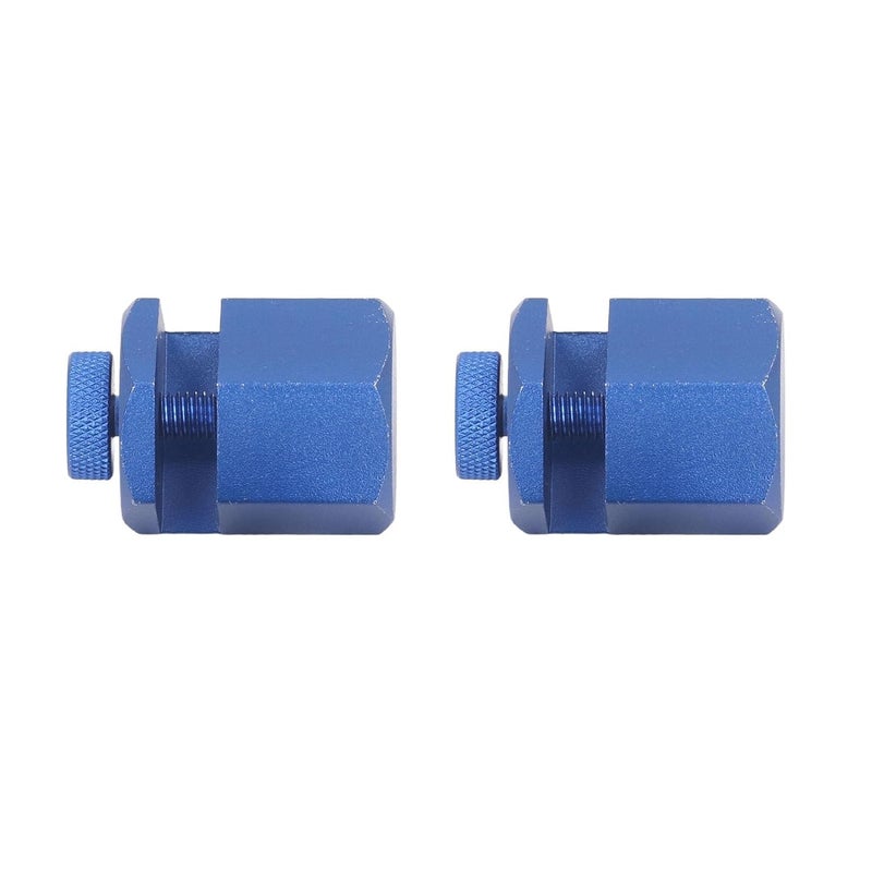 2PCS Tall Stair Gauges Framing Square Attachment Jig, Right Angle Stair Stringer Layout Tool for Circular Saw, Aluminum Alloy Stair Gauge with Thumb Screw for Woodworking Projects - Image 2