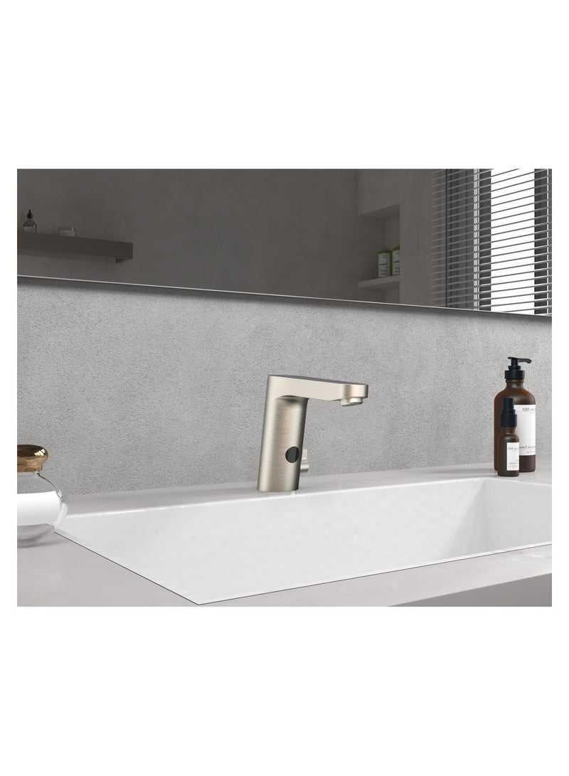 HESANIT Bathroom Basin Faucet Electronic Sensor Faucet Stainless Steel Brushed - 4001E SSB - Image 2
