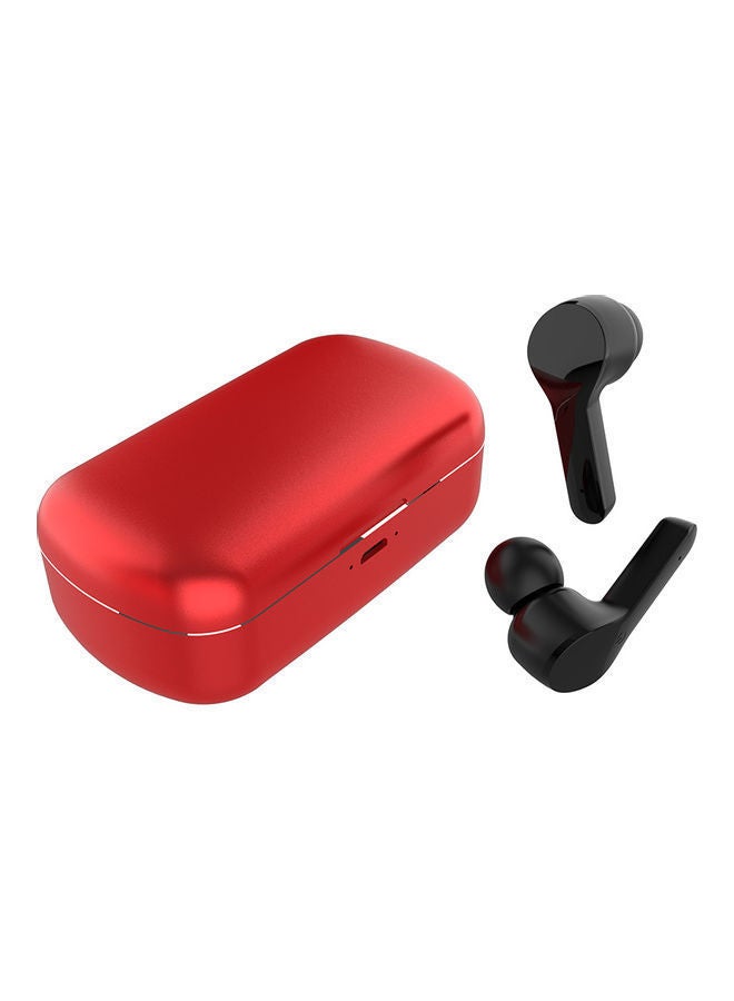 NIBEMINENT Bluetooth In-Ear Earphones With Charging Box Red - Image 1