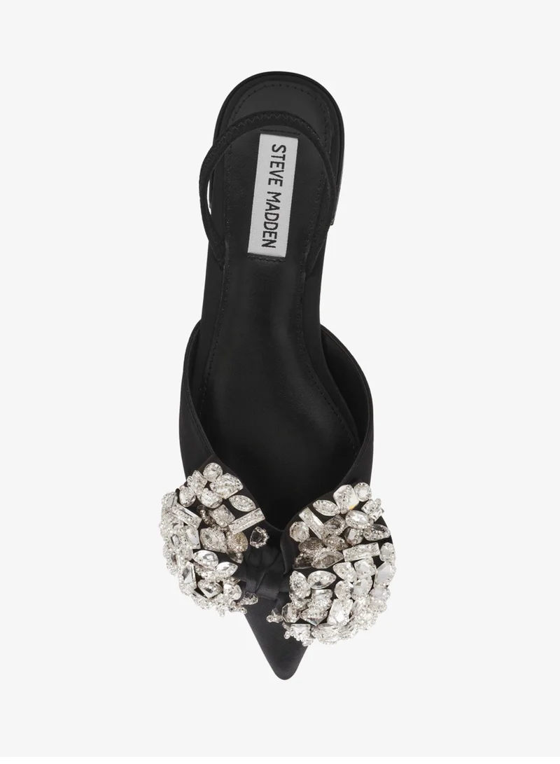 STEVE MADDEN  Sloane St. Black Flat Sandals for Women | Best Price UAE