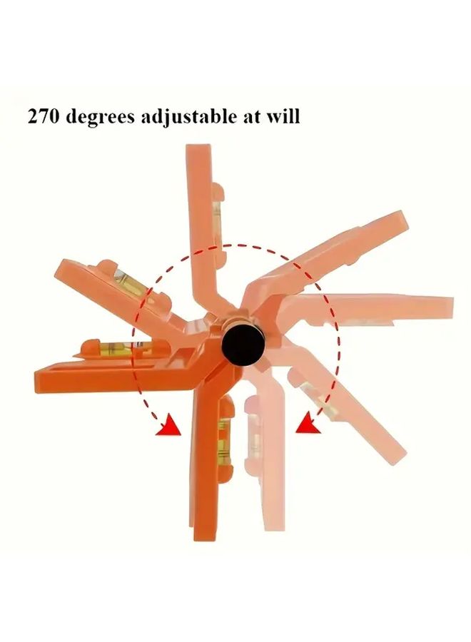 Professional Magnetic Spirit Level Tool 270 Degree Adjustable For Wood Pipe Installation - Image 4
