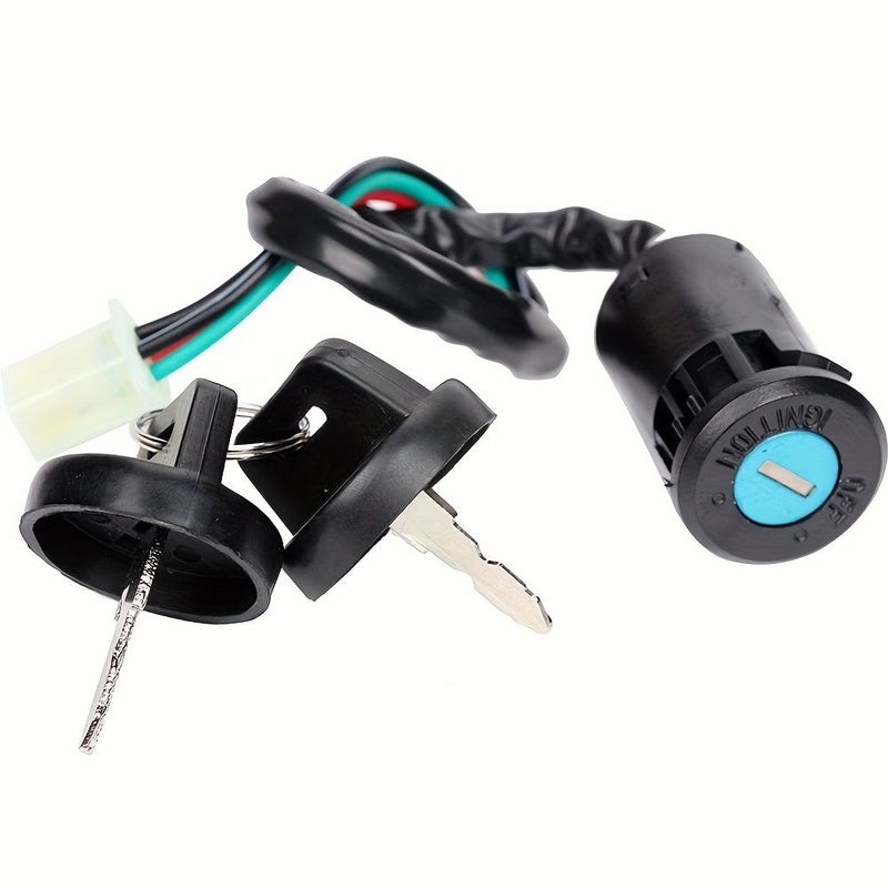 4 Pin Ignition Key Switch With Wires Suitable For 50cc To 125cc Chinese Atvs Quads And Dirt Bikes - Image 3