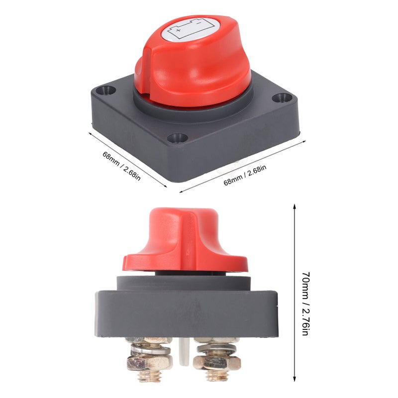 Battery Disconnect Switch Leakage Free Power Cut Off Isolator 12V 24V 48V Accessory for Car Boat - Image 3