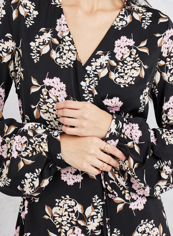 Styli Floral Print Dress  - Image 3