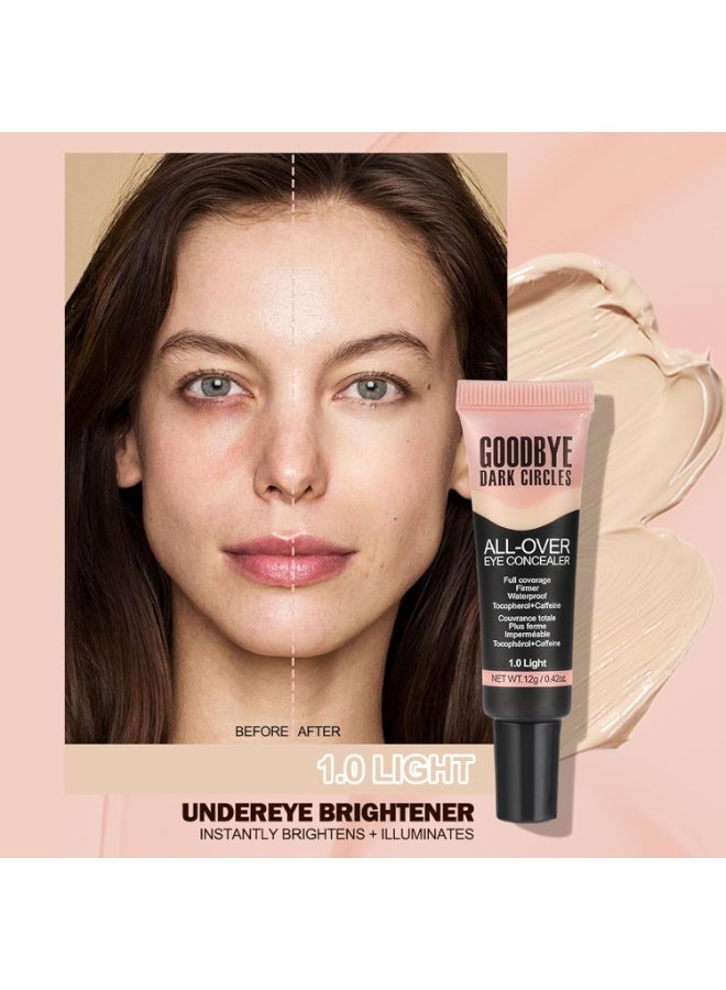 Anglicolor Under Eye Concealer,Eraser Eye Concealer, Under-eye Brightener & Primer Dark Circles, Highly Pigmented and Water-Resistant, Eye Colour Corrector Korean Makeup, Vegan & Cruelty-free - Image 3