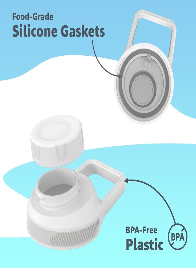 Chill Oasis Replacement Lid For Cirkul Water Bottle | Fits Flavor Cartridges | BPA Free, Leak Proof, and Dishwasher Safe - Image 5
