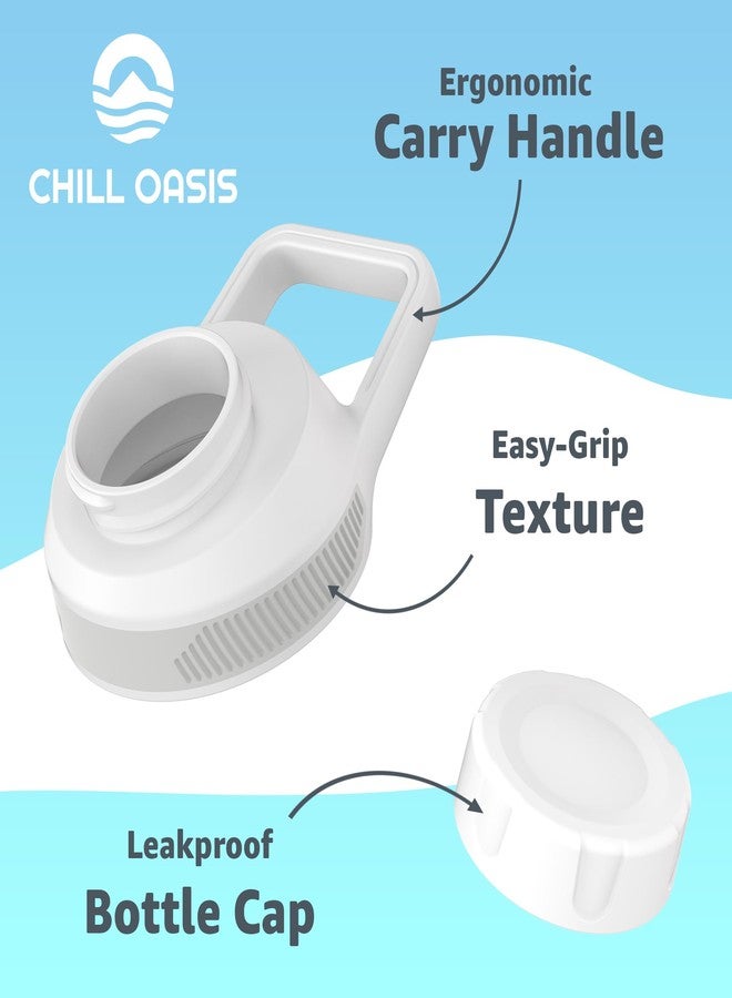 Chill Oasis Replacement Lid For Cirkul Water Bottle | Fits Flavor Cartridges | BPA Free, Leak Proof, and Dishwasher Safe - Image 3