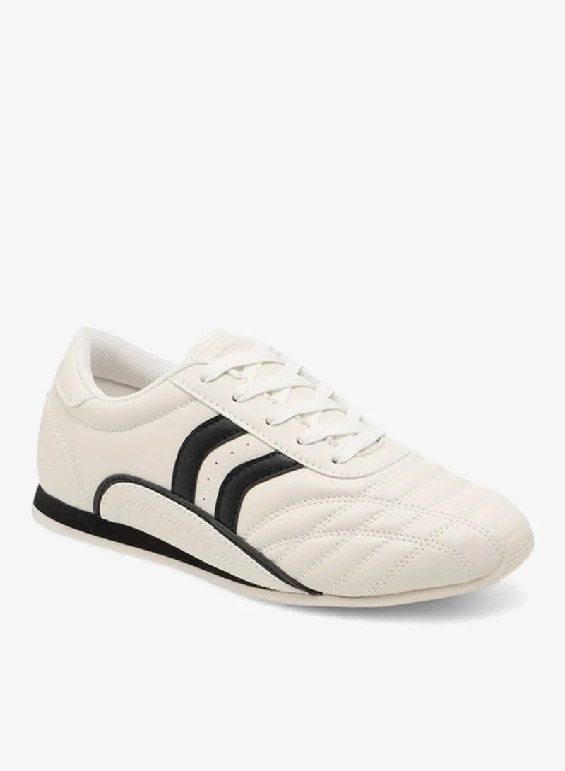 Dash Women's Panelled Sneakers with Lace-Up Closure