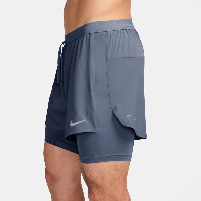 Nike Blue Men's Stride Dri-FIT Hybrid Running Shorts for Men | Best Price UAE