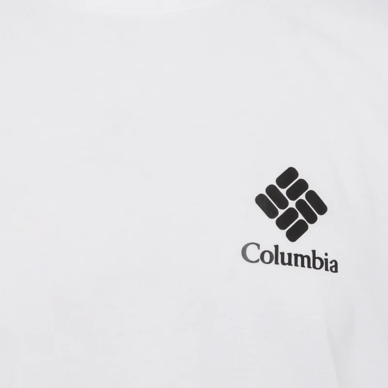 Columbia White Men's Cedar Trail Graphic T-Shirt for Men | Best Price UAE