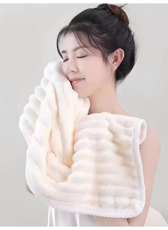 Soft Microfiber Hand Towels 3Pack, Super Absorbent Ribbed Towel for Hair Spa Sports Travel, 35x75cm - Image 5