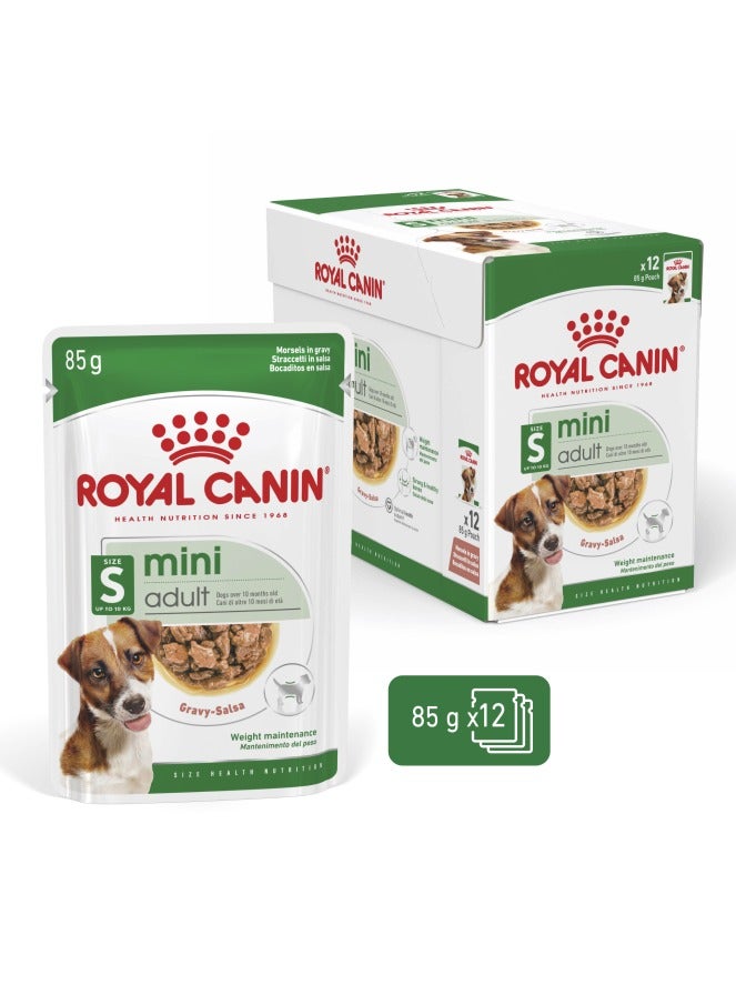 رويال كانين حقيبة طعام رطب صغيرة للبالغين من رويال كانين (85 جم * 12) - Image 1