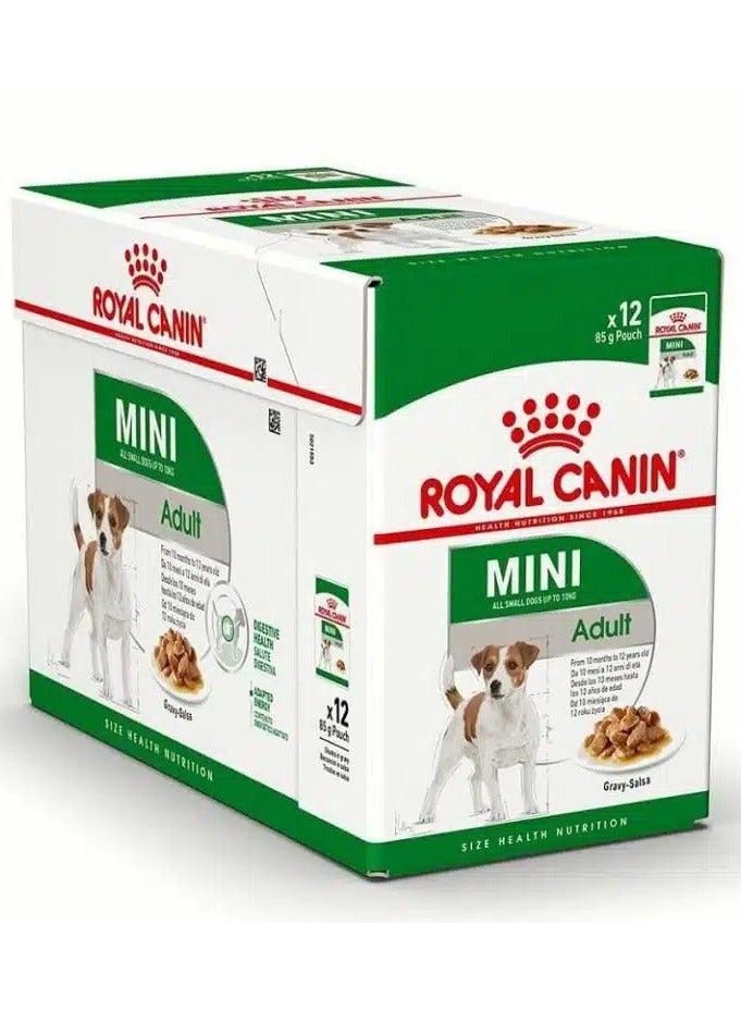 رويال كانين حقيبة طعام رطب صغيرة للبالغين من رويال كانين (85 جم * 12) - Image 2