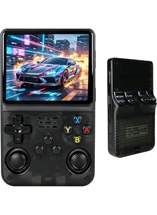 Portable Retro Gaming Console, 3.5-Inch IPS HD Display, Linux-Based Open Source System, 64GB Storage with 15,000+ Pre-installed Games, 3500mAh Battery