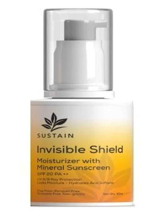 Sustain Mineral Sunscreen Moisturizer - Broad Spectrum SPF with Zinc Oxide, Titanium Dioxide | Hydrating Daily Sun Protection - Image 1