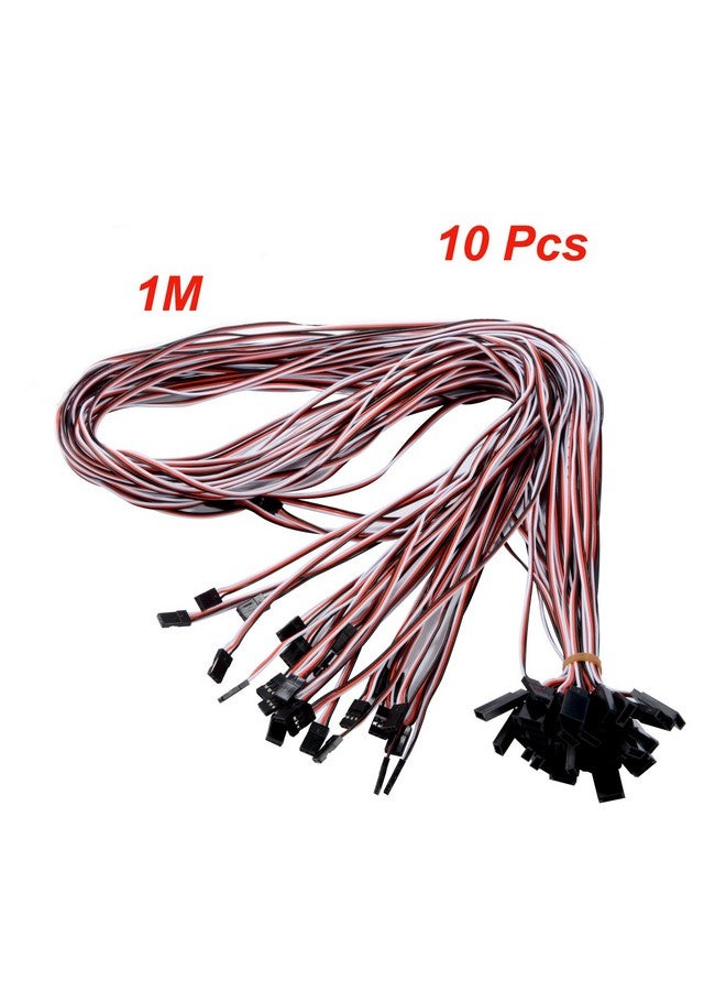 YXQ 1M Servo Extension Cable 3 Pin Male To Female Lead Wire For Rc Airplane (10Pcs) - Image 2