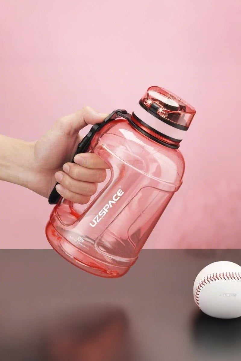 أوسبايس زجاجة مياه 2300 مل زجاجة شرب رياضية كبيرة سعة 2.3 لتر كبيرة الحجم 2300 مل زجاجة مياه كبيرة الحجم 2.3 لتر للسفر في الصالة الرياضية - Image 2