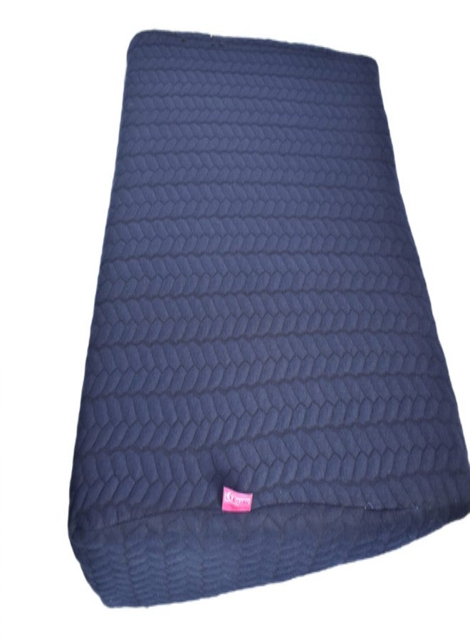 GET IT Wedge Orthopedic Pillow with Detachable Cover Acid Reflux Soft Foam Support for Sleeping,Leg Elevator,Back & Neck Pain Relief (Navy Blue Diamond, 24 inch X 24 inch X 8 Inch) - Image 2