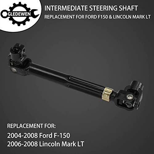 Gledewen Steering Column Lower Intermediate Steering Shaft with U-Joint Coupler | Replacement for 2004-2008 Ford F-150, 2006-2008 Lincoln Mark LT | Replaces# 8L3Z-3B676-B, 8L3Z3B676B, 425-361 - Image 3