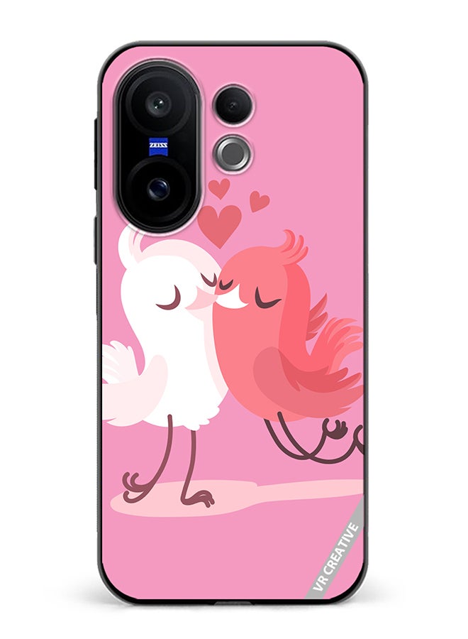 Protective Case Cover For Vivo X200 FE Love Birds Design Multicolour