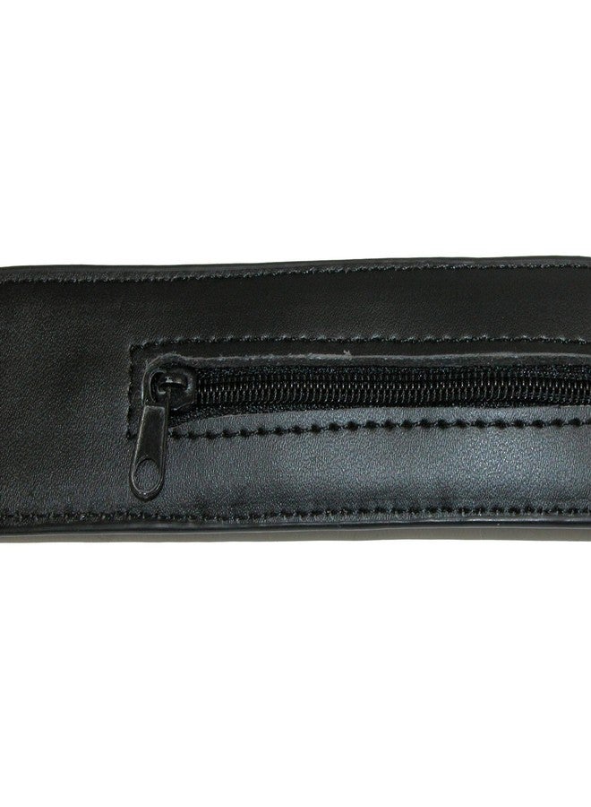 CTM Men's Leather Travel Money Belt, 36, Black - Image 2