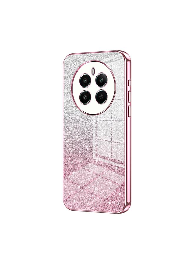 S-TOP Case For Realme 12+ Gradient Glitter Powder Electroplated Phone Case - Image 1