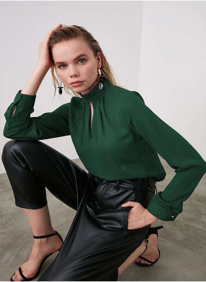 trendyol - Blouse - Green - Regular fit - Image 1