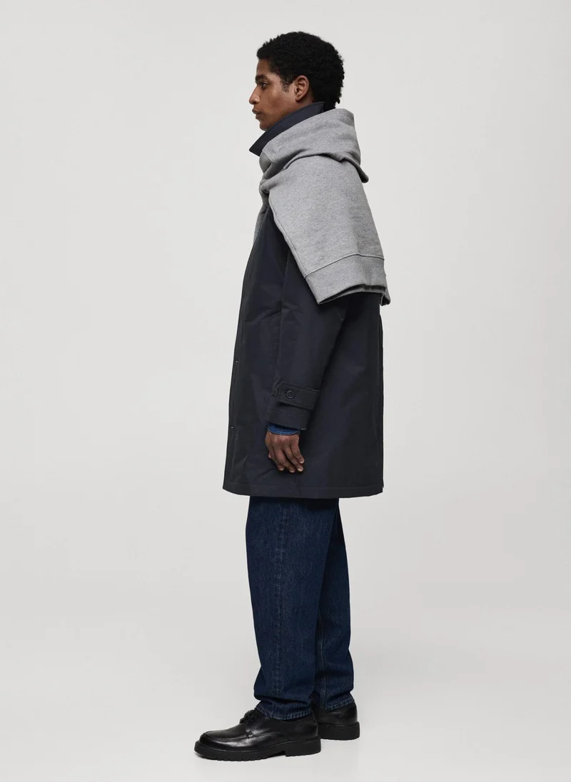 Mango Man Water Repellent Raincoat