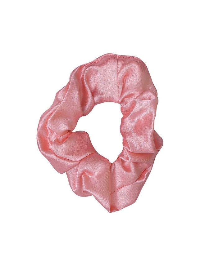 Nnr_Girls Satin Hair Scrunchies Rubber Bands_Pack Of_ 4 Pcs_ Multicolour - Image 2