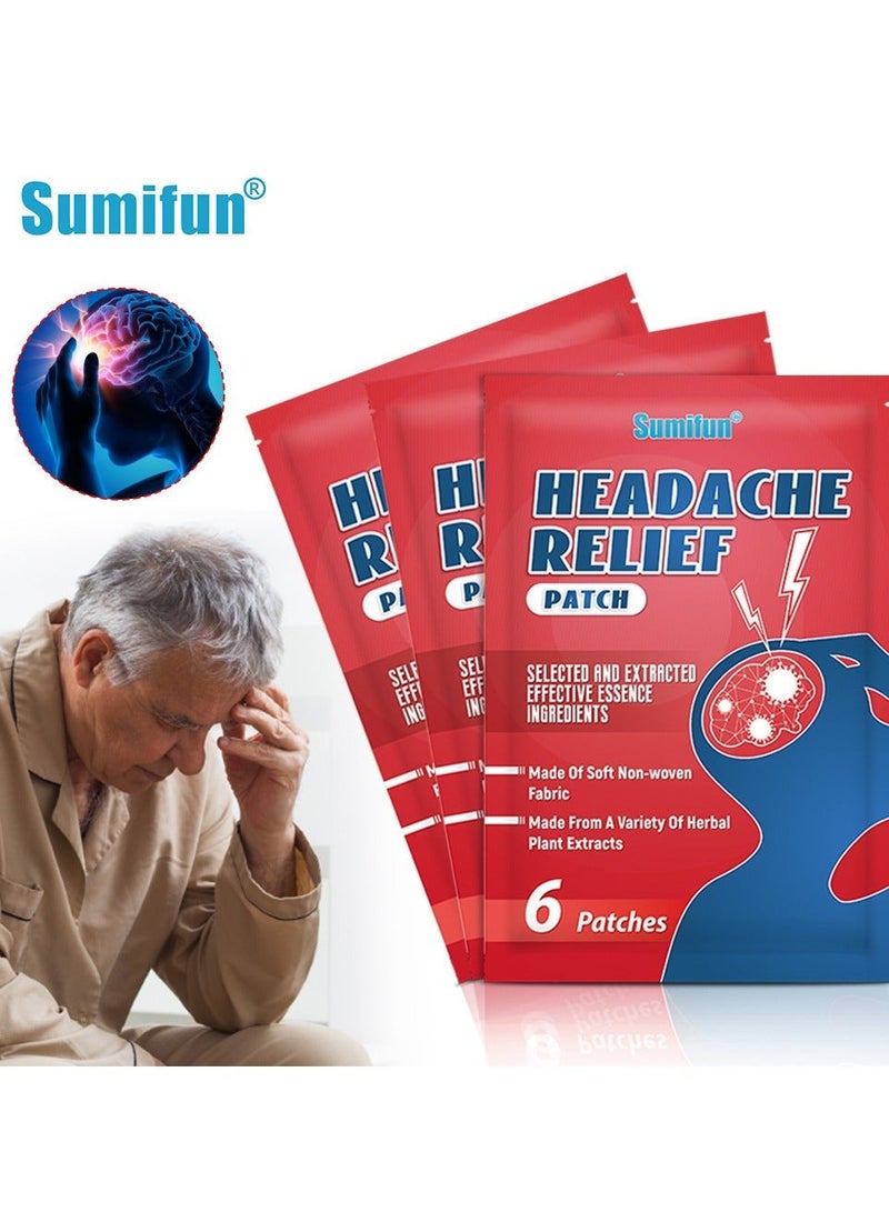 Sumifun لصقات الضغط على الجسم لتخفيف الصداع وتخفيف الألم والتعب - Image 1