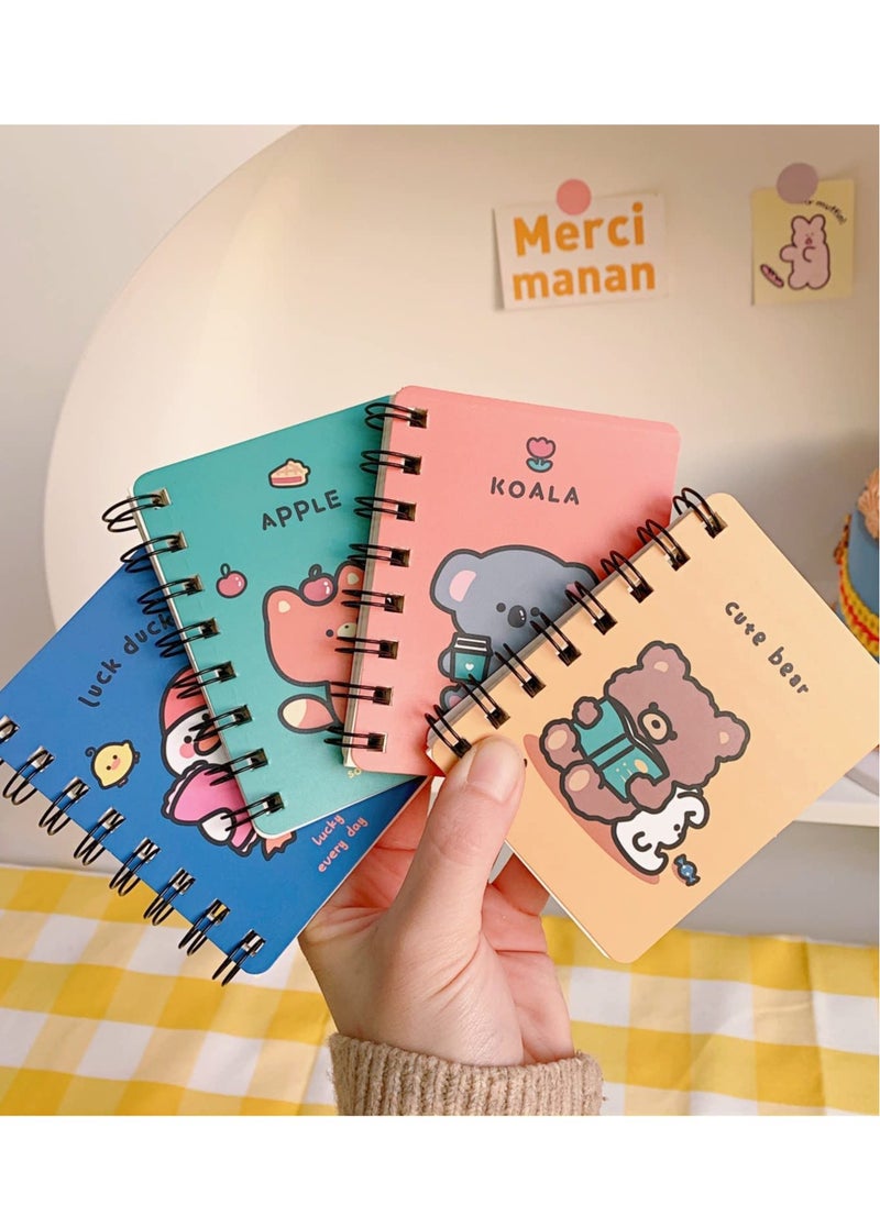 SYOSI - Mini Notepads, Inspirational, Animal Pattern Kids Wooden Pencils Set with Rubber Eraser for Party Bag Fillers Favor, for School Office Home Travel Present Supplies - Image 1