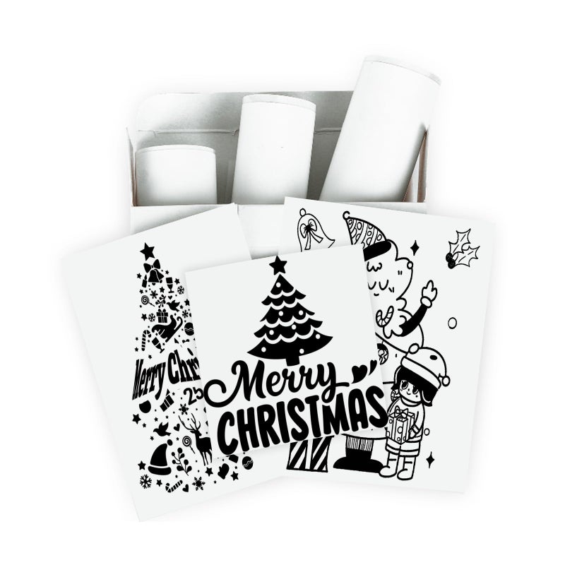 Memoking T02/M02X/M02L White Thermal Paper-10-Year Sticky 50mmx3.5m for Journal Photo Texts Study Notes and More, 3 Rolls - Image 1