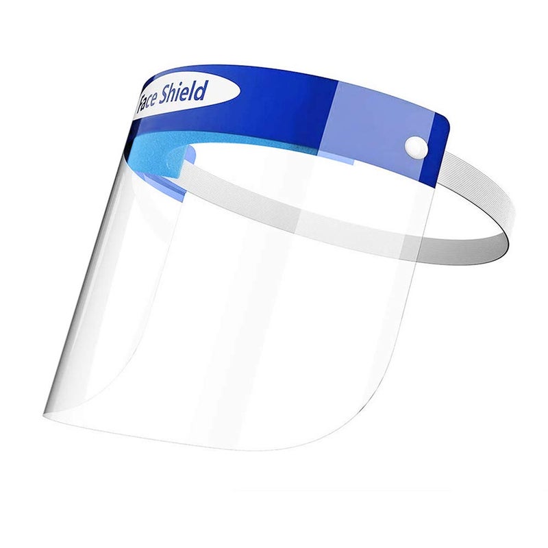 Sable Kids Safety Face Shield 10 Pack - Reusable, Adjustable, Transparent, Full Face Cover, Anti-Saliva, Windproof, Dustproof, Eyes and Face Protection - Image 1
