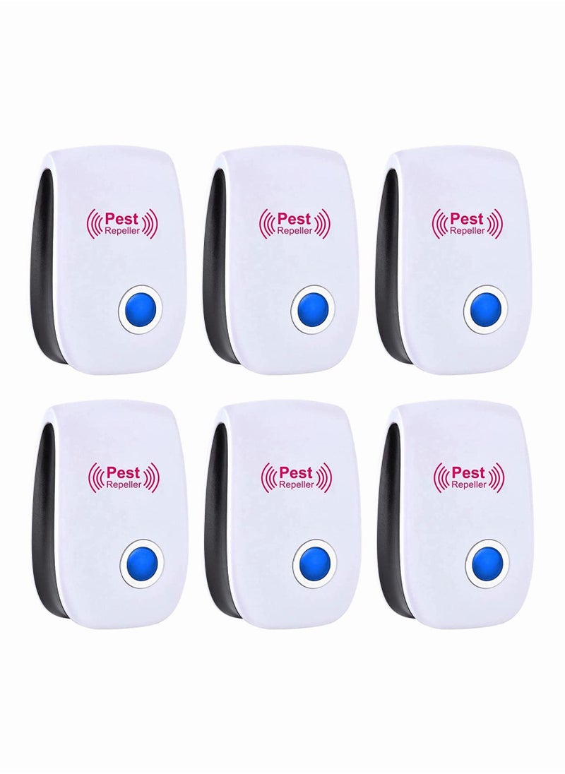 SYOSI - Ultrasonic Pest Repeller 6 Pack Plug in Pest Control Indoor Mice Repellent for Bug Cockroach Ant Spider Mosquito Mice - Image 1