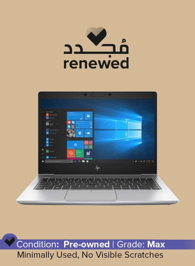 Renewed - EliteBook 830 G6 Notebook With 13.3 Inch Display,Intel Core i7-8665U/16GB RAM/256GB SSD/Windows 10 English Metallic