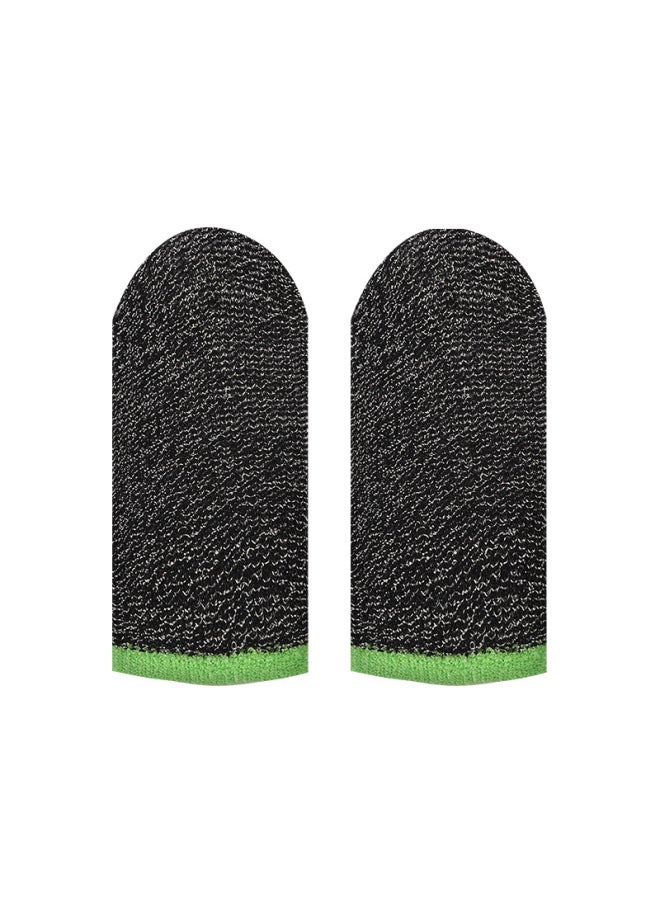 Explosive Hand Game Finger Cover Net Red Anchor With Ultra-thin Finger Cover Touch Screen Sensitive King Chicken Sweat-Product Color:Carbon Fiber Orange Black Double Spell [bulk With Cardboard]  - Image 4