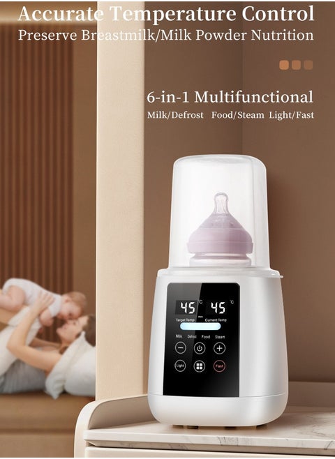 Multi-Function Six-in-One Milk Heating and Insulation Cup - One Cup to Meet All Your Milk Needs
