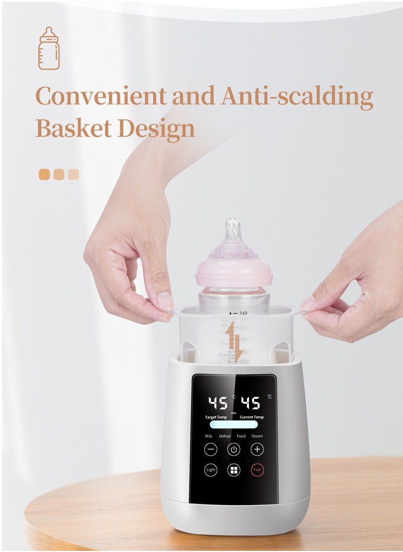 Multi-Function Six-in-One Milk Heating and Insulation Cup - One Cup to Meet All Your Milk Needs