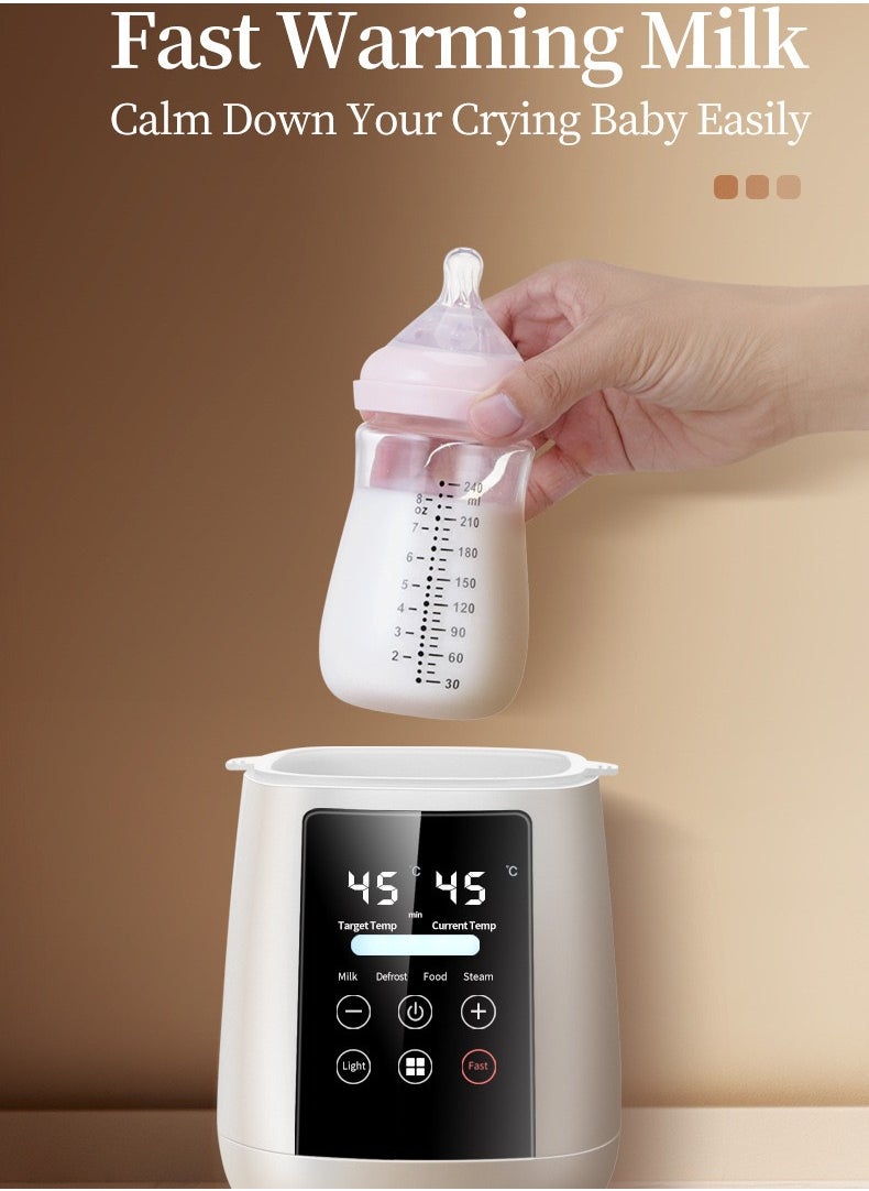 Multi-Function Six-in-One Milk Heating and Insulation Cup - One Cup to Meet All Your Milk Needs