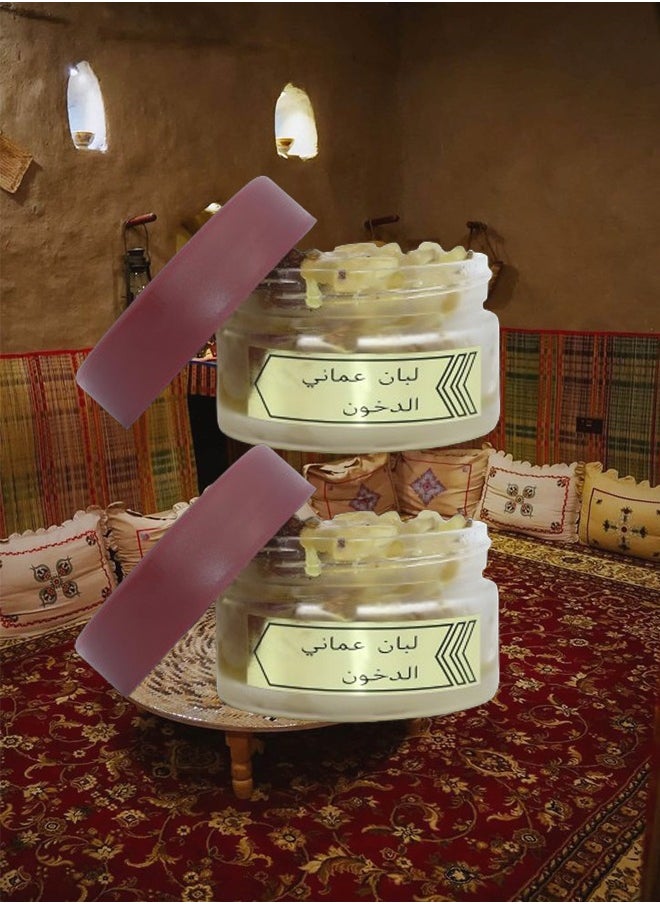 ارض الزعفران - 2 قطع لبان عماني دخون - Image 1