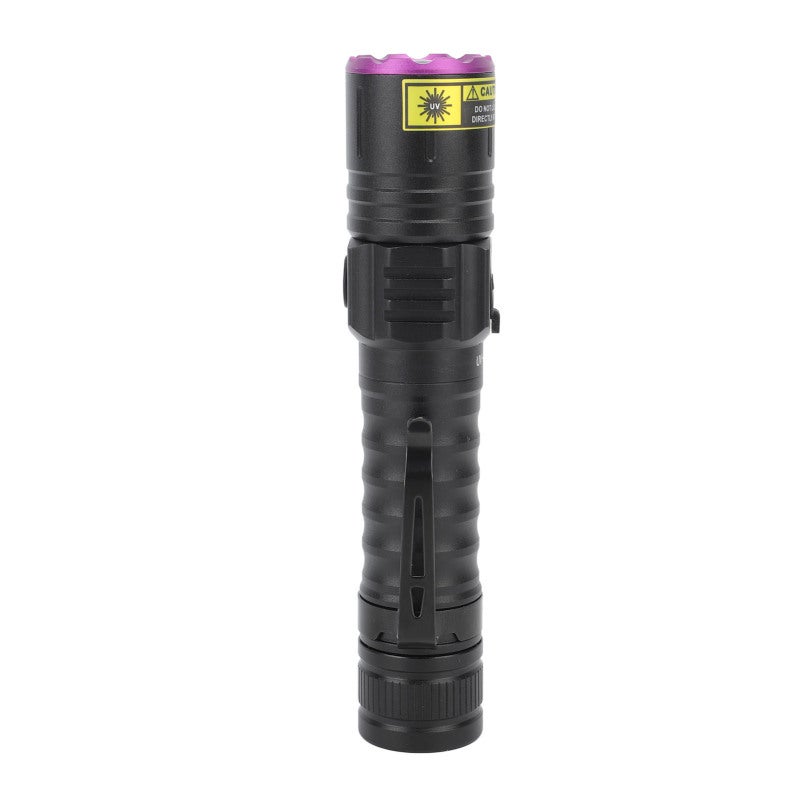 UV Flashlight 395nm Zoomable Lens - IPX4 Waterproof USB Rechargeable Aluminum Alloy UV Light for Pet Stain Detection Home Outdoor Use - Image 5