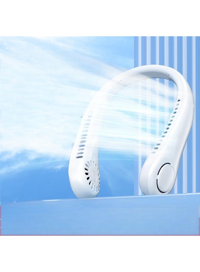 شفاء الحياة مروحة الرقبة - 3 سرعات لتدفق الهواء بزاوية 360 درجة مع بطارية USB-C قابلة لإعادة الشحن - Image 3