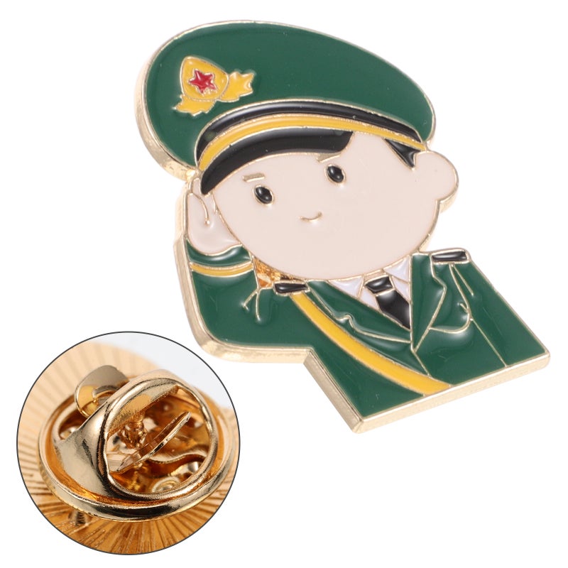 Unique Zinc Alloy Medal Lapel Pins for Memorial Day Uniforms and Costumes Jacket Brooch Pin Scarf Lapel Pin Clothing Accessory - Image 1