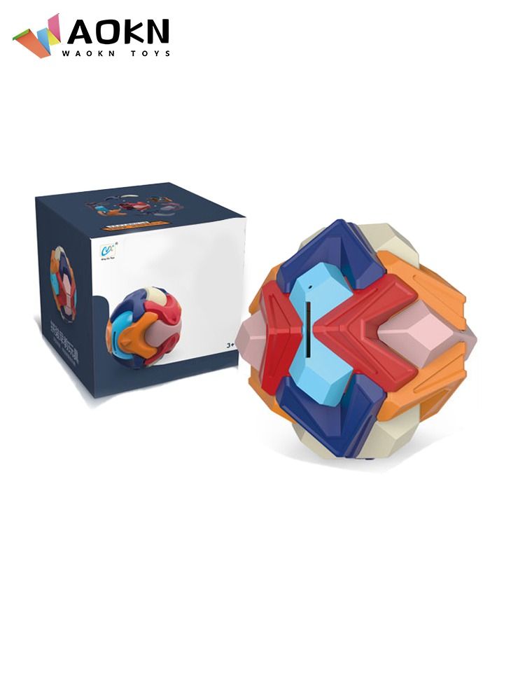 WAOKN Educational Puzzle Toys Building Blocks Coin Counter for Kids Piggy Bank Assembled Toys Coin Ball Assembled Building Blocks Money Bank Rhombus Set - Image 1