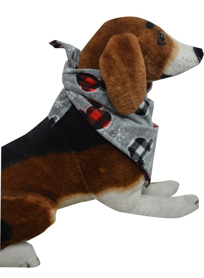 Briefly Stated Pets Mickey Mouse Plaid Ears Merry Christmas Pet Bandana (One Size) - Image 3
