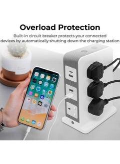 Generic Promate PowerTower, 14-in-1 Heavy Duty Power Station, 3250W Massive AC Output, 3 USB Ports, USB-C Power Delivery, Overload Protection  - Image 5
