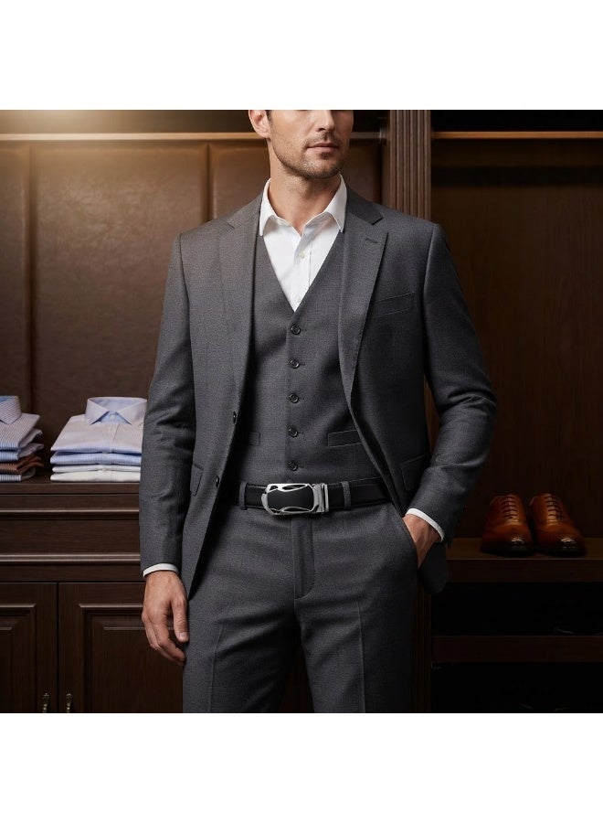 Stylish men's belt made of 100% genuine leather, durable and high quality - Image 2